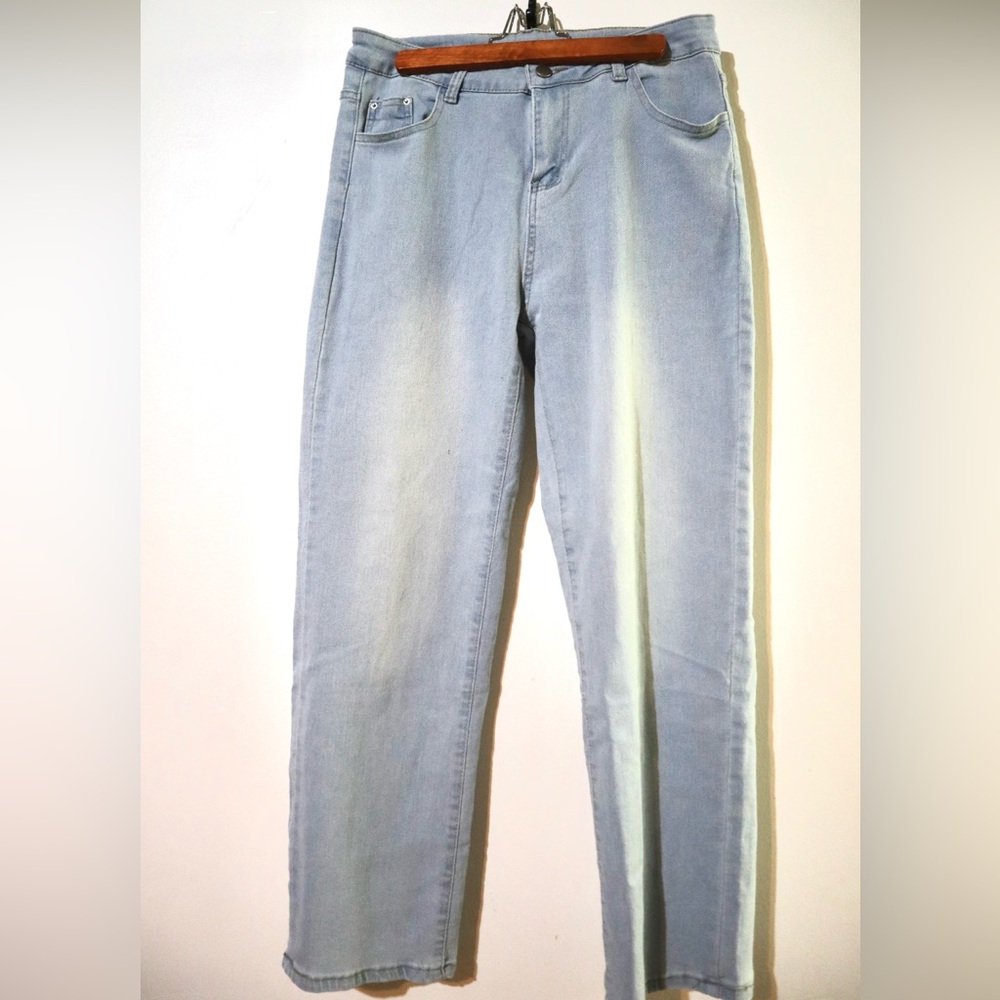 Women's Light Blue Flare Jeans